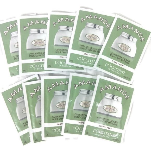 L'occitane Almond Milk Concentrate Samples 6ml x 10pk NEW - Picture 1 of 5
